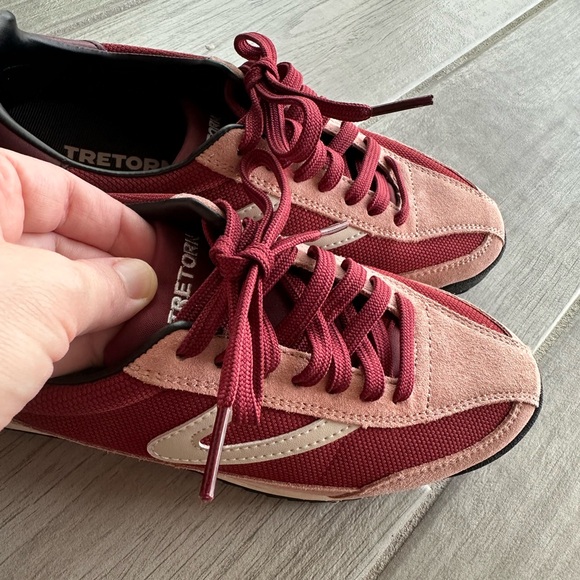 Anthropologie Tretorn Red and Pink Sneakers - Picture 2 of 7